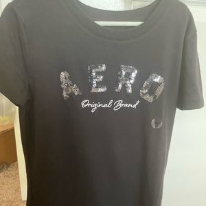 black aeropostal t shirt